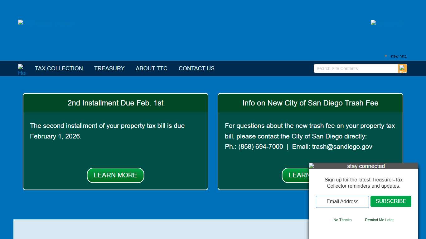 Treasurer-Tax Collector